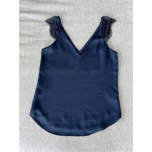 Navy blue blouse in XXS from express